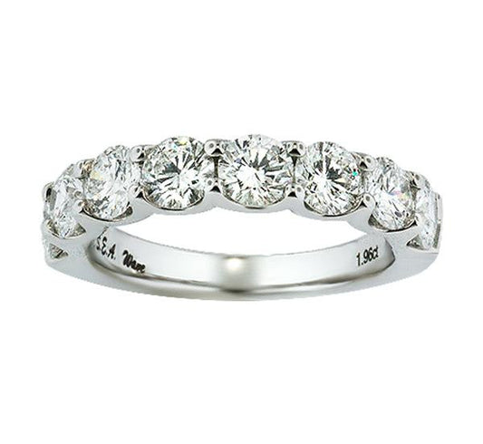 "DBAND01467" Eight Stone Diamond Anniversary Ring 1.96cts