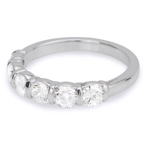 "DBAND01580" Diamond Wedding Band in Platinum