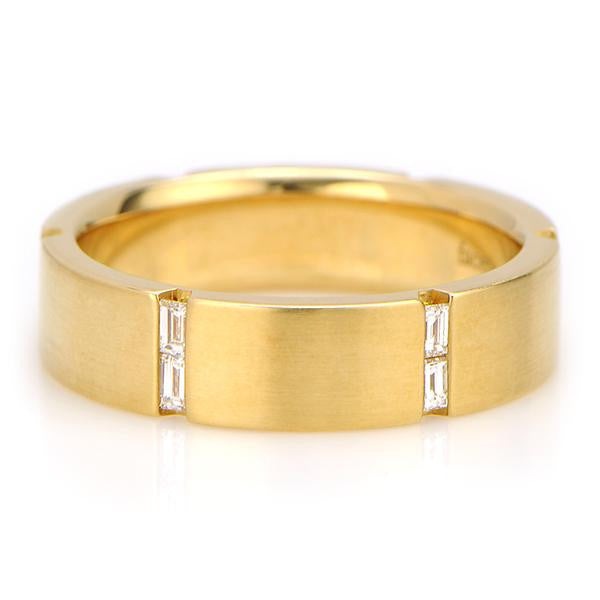 "DBAND01599" Diamond Wedding Band In 18k Yellow Gold