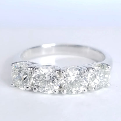 "DBAND01662" Four Diamond Anniversary Ring DBAND01662