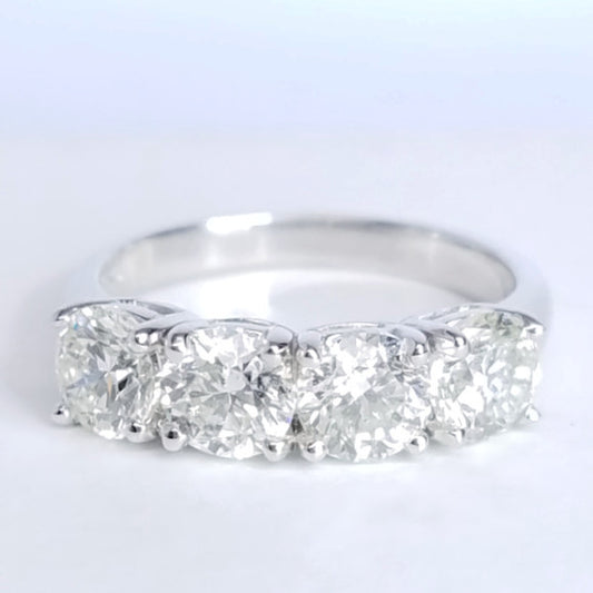 "DBAND01662" Four Diamond Anniversary Ring DBAND01662