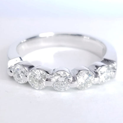 "DBAND01892" Single Prong Diamond Anniversary Ring Band