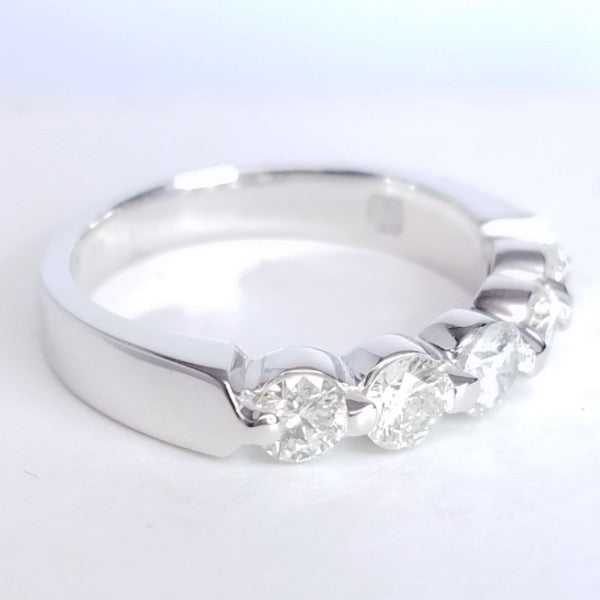 "DBAND01892" Single Prong Diamond Anniversary Ring Band