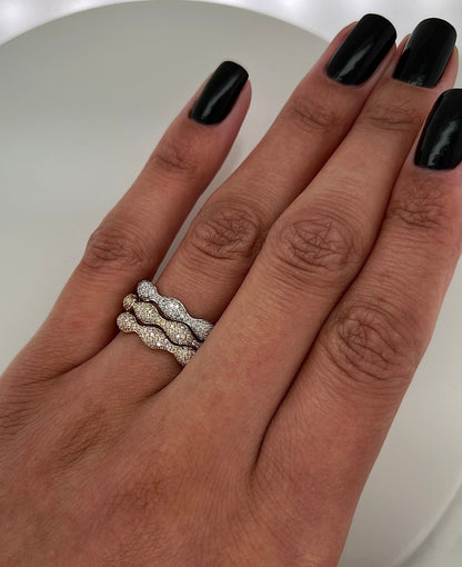 1.08Carat Round Diamond Pave Ladies Band