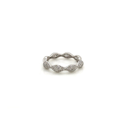 1.08Carat Round Diamond Pave Ladies Band