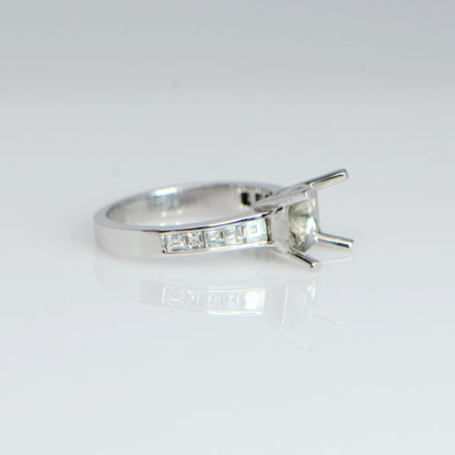 "ENGR01550" Channel Cut Diamond Engagement Ring ENGR01550