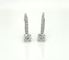 0.83 Total Carat Diamond Earrings in 18K White Gold