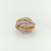 4.25 Carat Diamond and Gold Earrings in 18K Rose Gold
