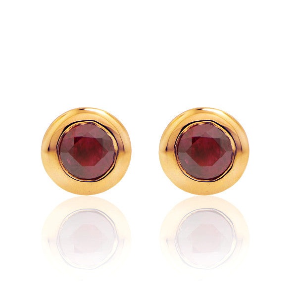 "EARR03365" Ladies Ruby Studs EARR03365