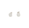 0.42 Carat Cluster Diamond Earrings in White Gold