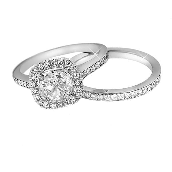 "ENGR01573" Cushion Diamond Engagement Ring ENGR01573