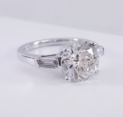 "ENGR01603" Three Stone Diamond Engagement Ring
