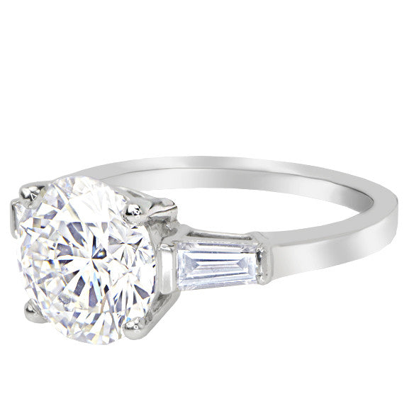 "ENGR01603" Three Stone Diamond Engagement Ring