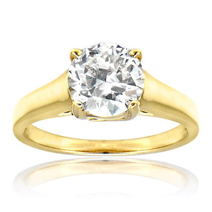 "ENGR01736" Yellow Gold Diamond Engagement Ring ENGR01736