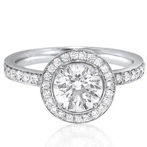 "ENGR01876" Round Diamond Engagement Ring