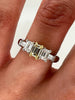 1.26 Total Carat Fancy Yellow Diamond Ladies Engagement Ring