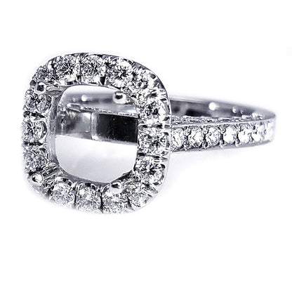 "ENGR02220" Platinum Diamond Engagement Ring Setting
