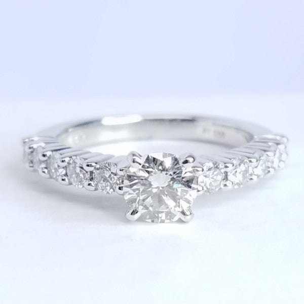 "ENGR02300" Classic Round Diamond Engagement Ring
