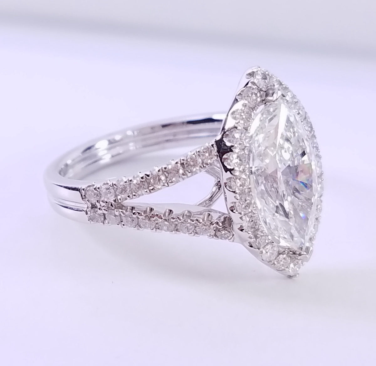"ENGR02381" Marquise Engagement Ring