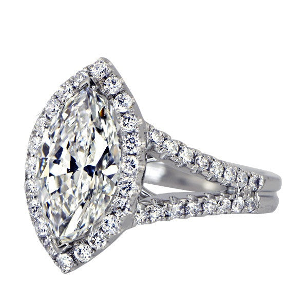 "ENGR02381" Marquise Engagement Ring