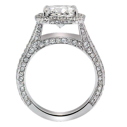 "ENGR02471" Cushion Cut Diamond Engagement Ring