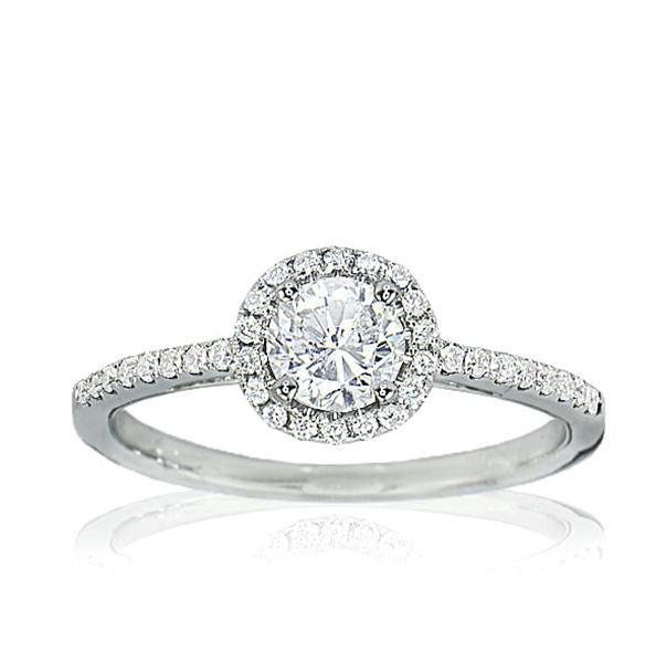 "ENGR02485" Round Diamond Engagement Ring