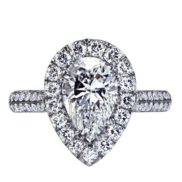 "ENGR02701" Pear Diamond Engagement Ring
