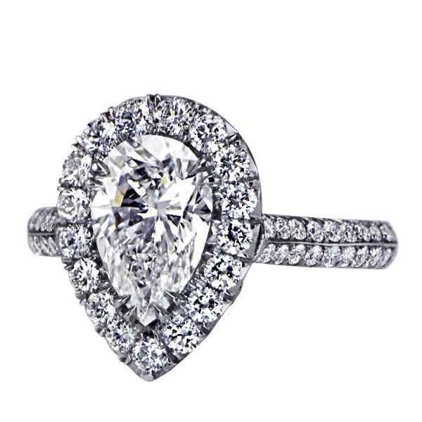 "ENGR02701" Pear Diamond Engagement Ring