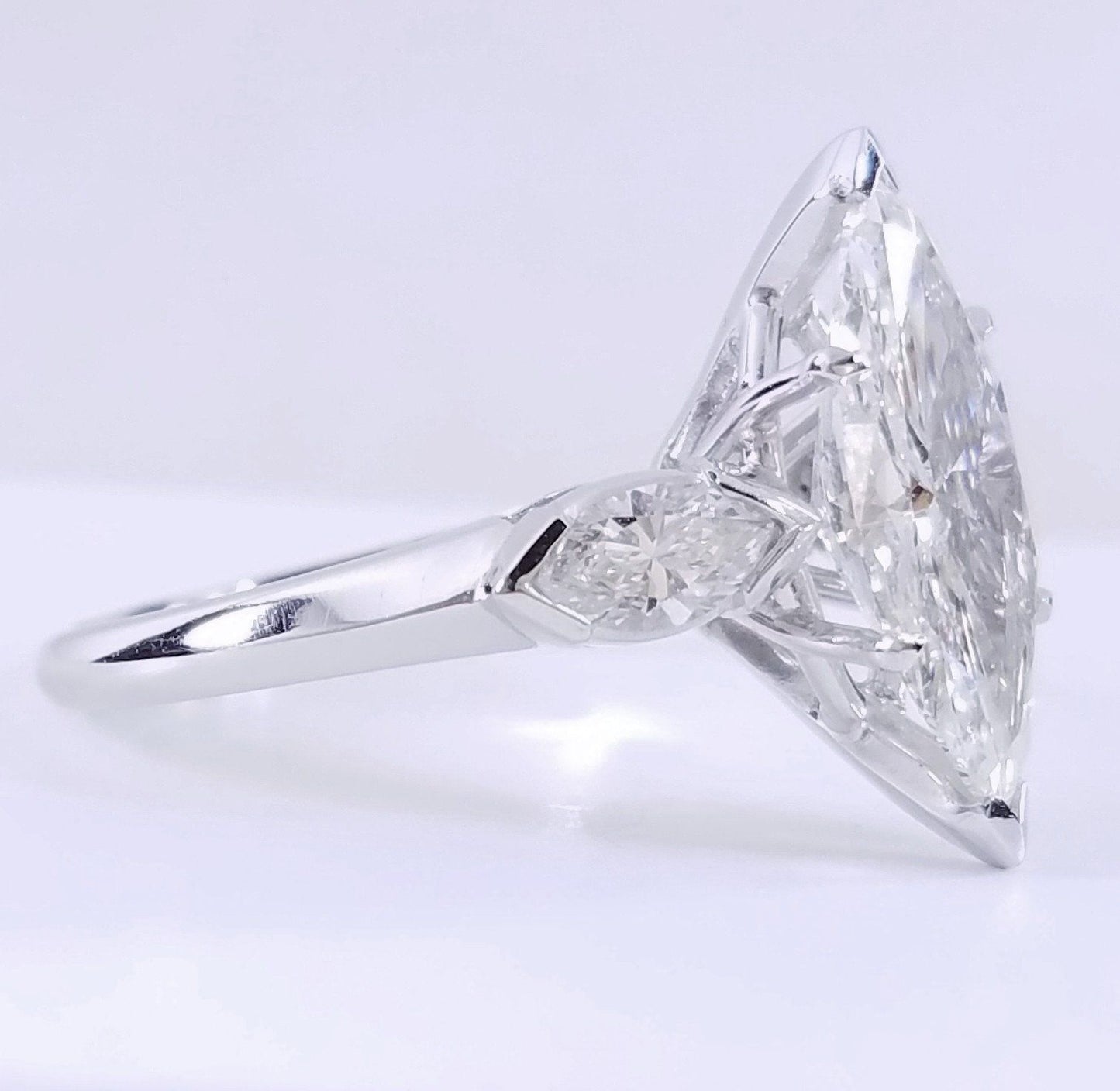 "ENGR02709" Marquise Diamond Engagement Ring ENGR02709