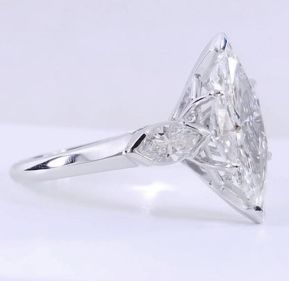 "ENGR02709" Marquise Diamond Engagement Ring ENGR02709