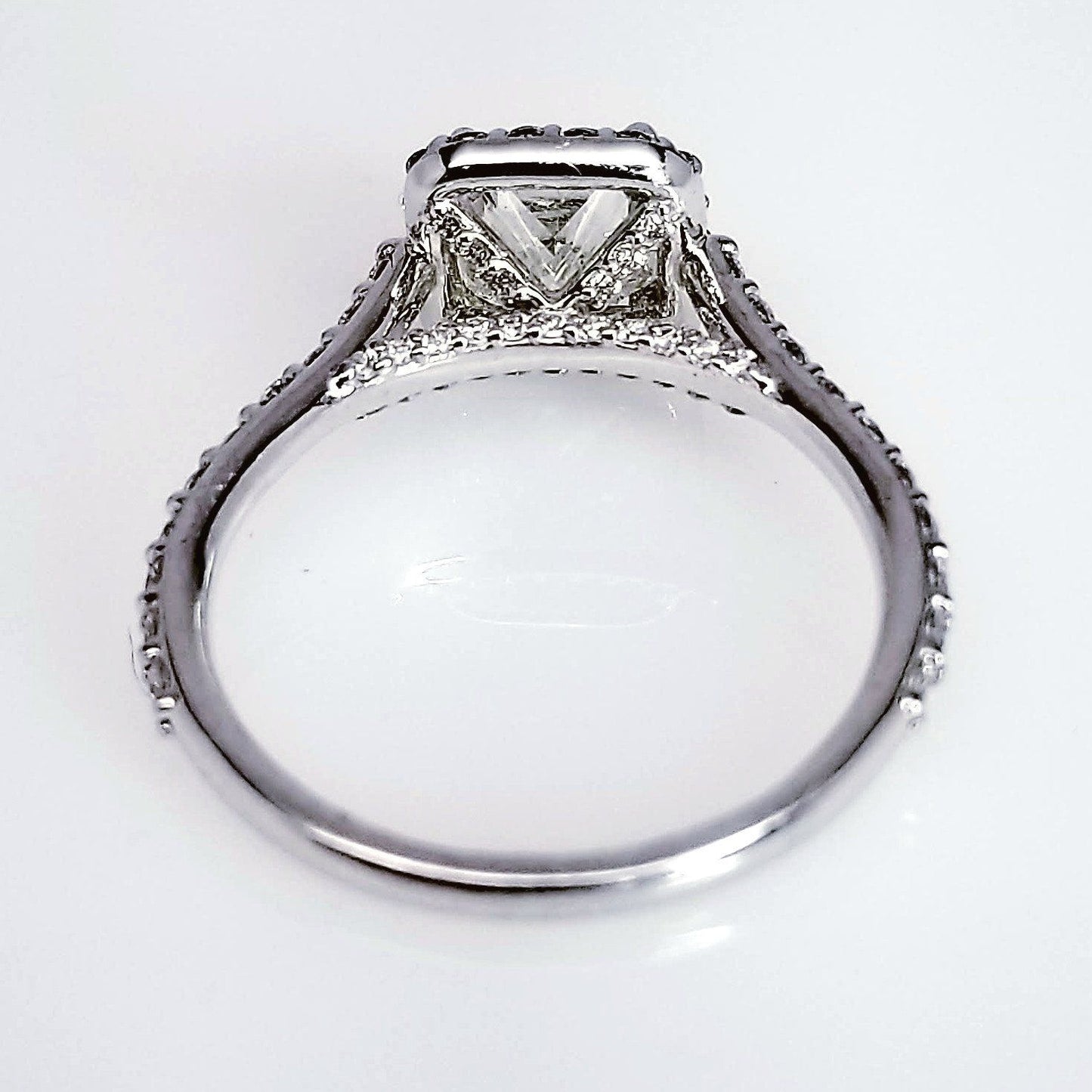 "ENGR02755" Soft Cushion Cut Diamond Engagement Ring ENGR02755