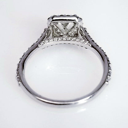 "ENGR02755" Soft Cushion Cut Diamond Engagement Ring ENGR02755