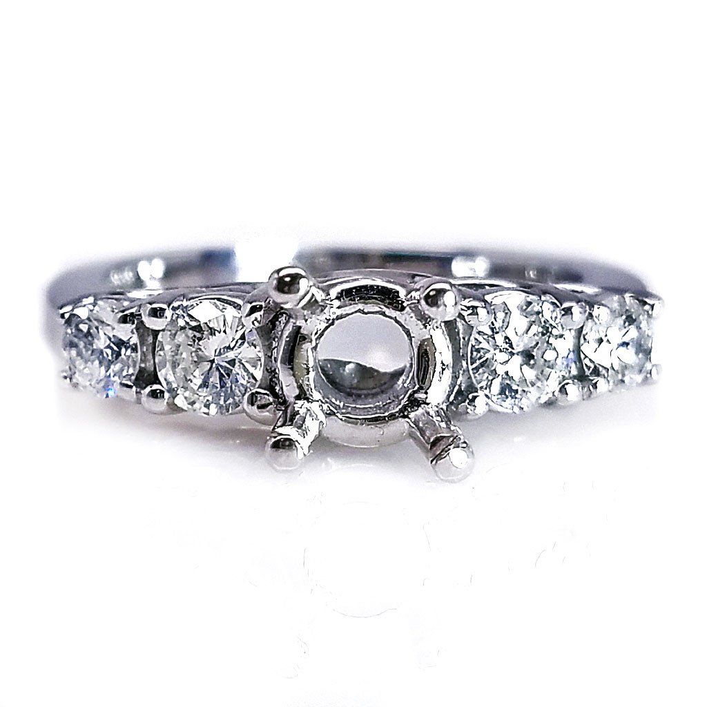 "ENGR02928" Five Stone Diamond Setting