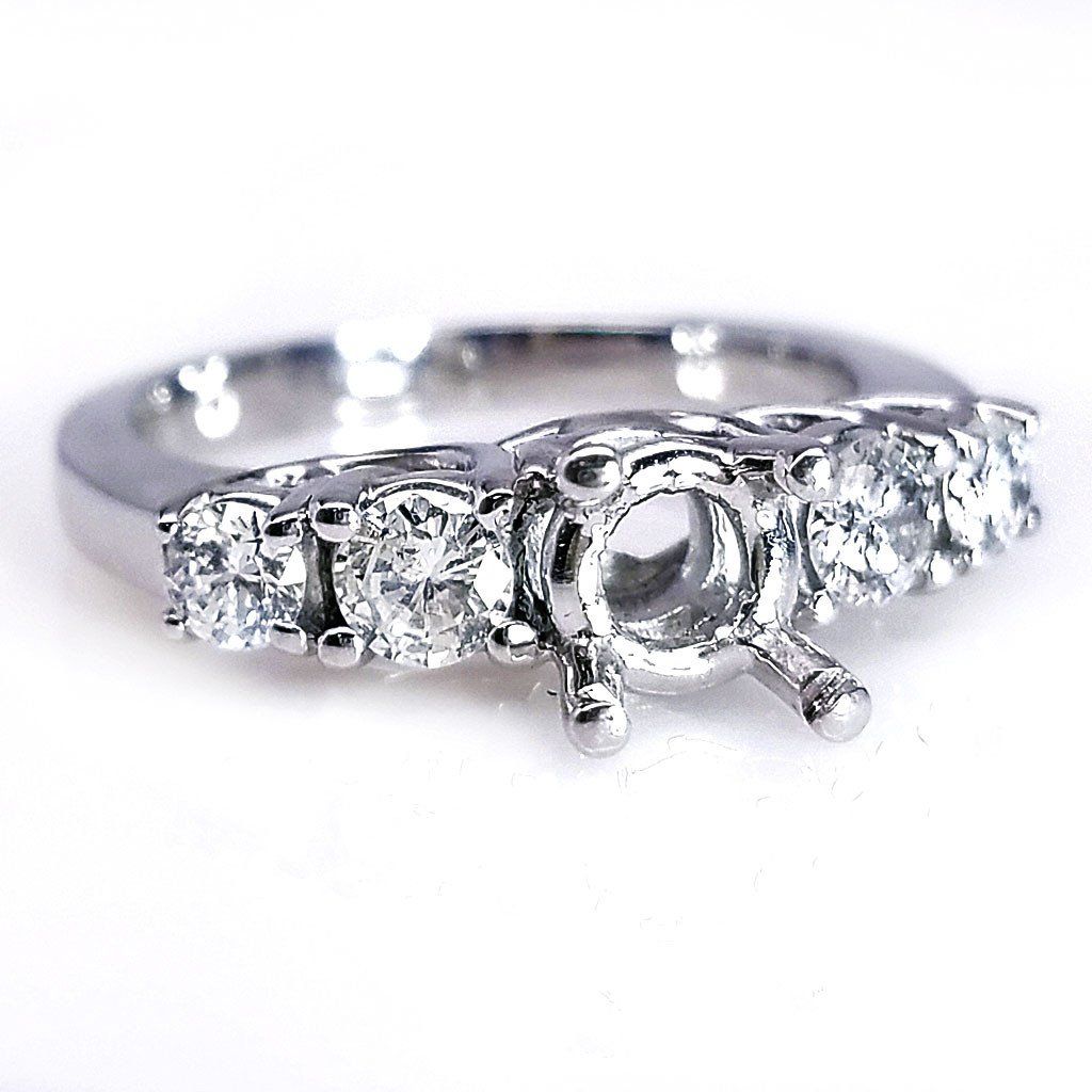 "ENGR02928" Five Stone Diamond Setting