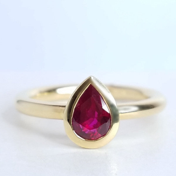 "ENGR02962" Red Hot Ruby Ring