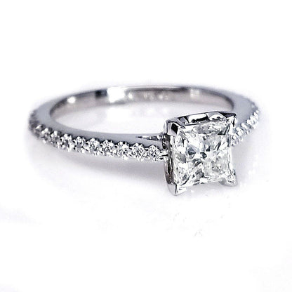 "ENGR03059" Princess Cut Diamond Engagement Ring