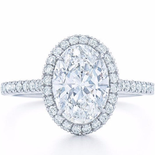 "ENGR03139" Fabulous Oval Diamond Ring