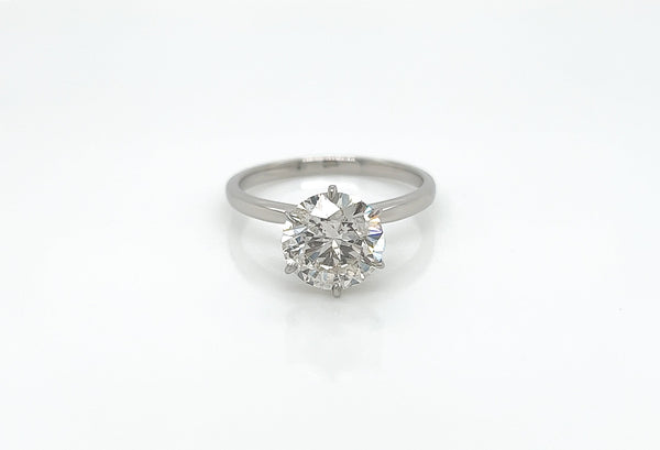 1.25 Carat Round Diamond Three Stone Engagement Ring
