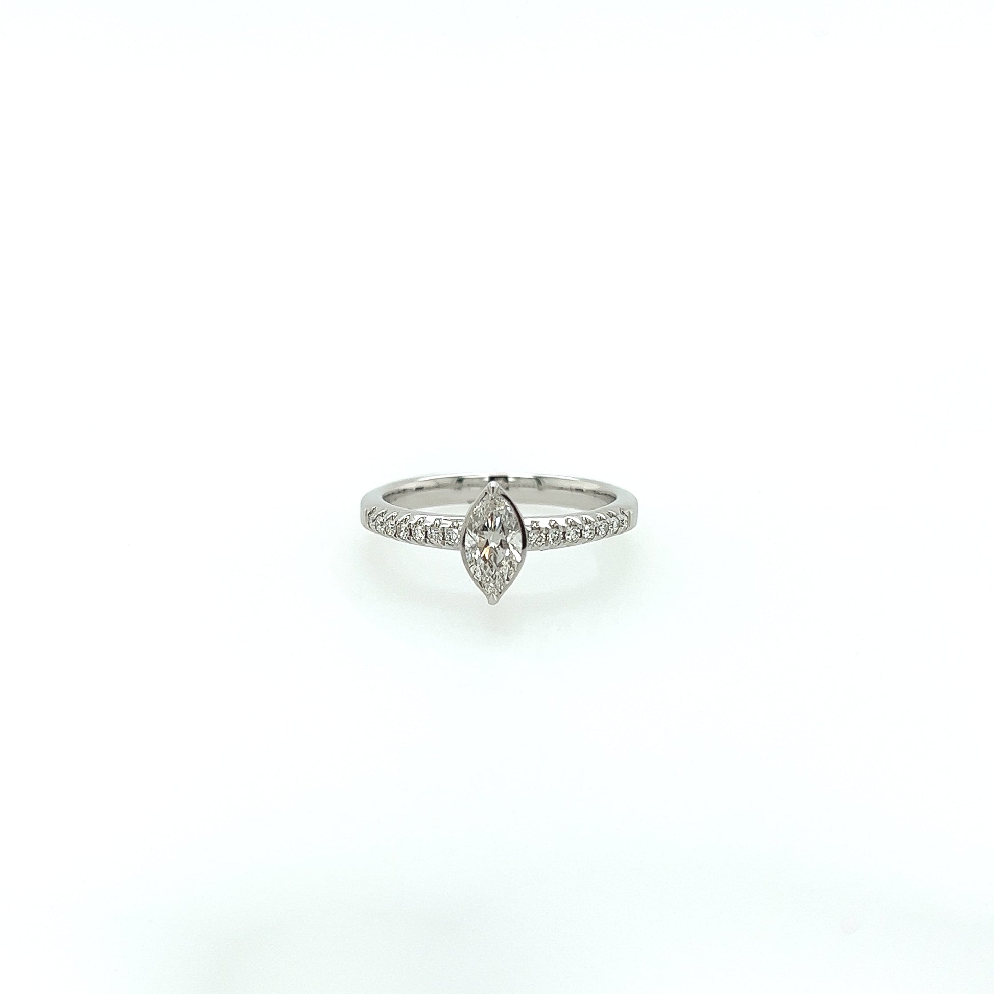 0.51 Total Carat Marquise Diamond Ladies Ring