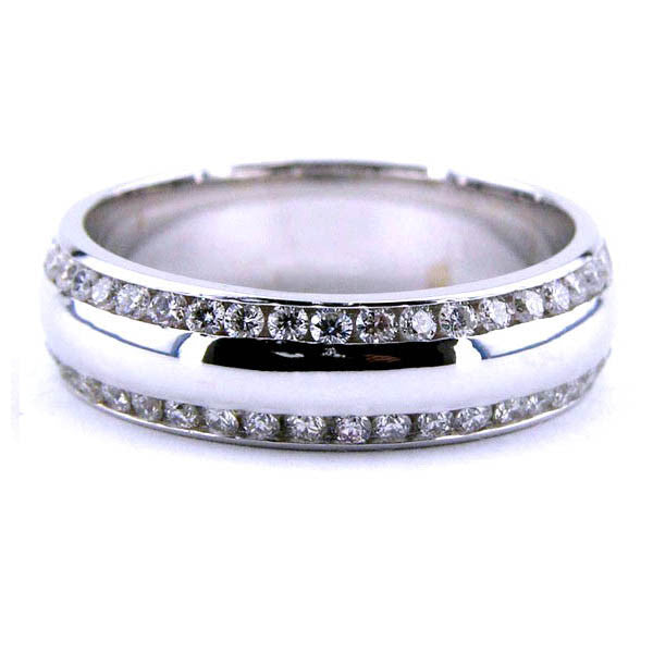 "ETNBD01124" 2.35ct Diamond Band in 14K White Gold 2.35 ct. tw. ETNBD01124