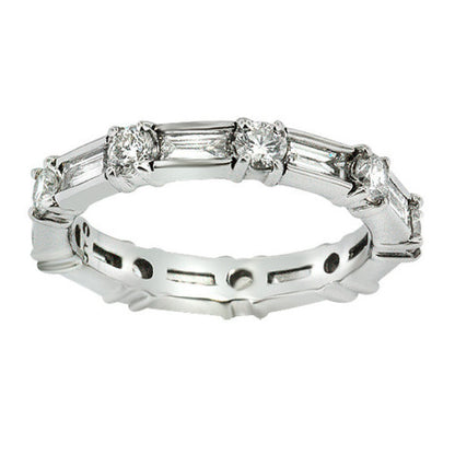 "ETNBD01344" Diamond Eternity Band in 14K White Gold 1.52 ct. tw.
