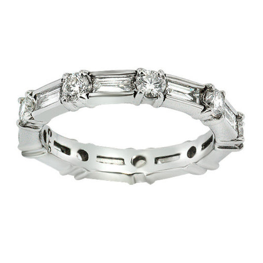 "ETNBD01344" Diamond Eternity Band in 14K White Gold 1.52 ct. tw.