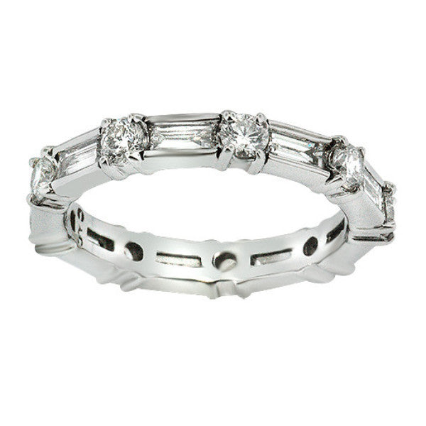 "ETNBD01344" Diamond Eternity Band in 14K White Gold 1.52 ct. tw.