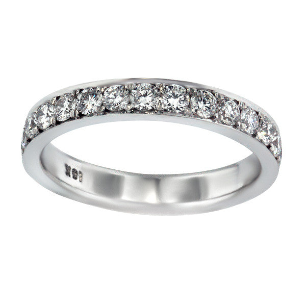 "ETNBD01513" Diamond Eternity Band in 18K White Gold 1.19 ct. tw.
