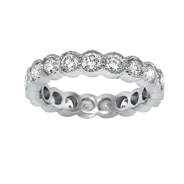 "ETNBD01670" Diamond Eternity Band With A Rigid Edge