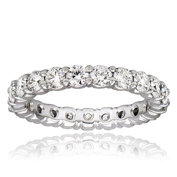 "ETNBD01847" Diamond Eternity Wedding Band In Platinum