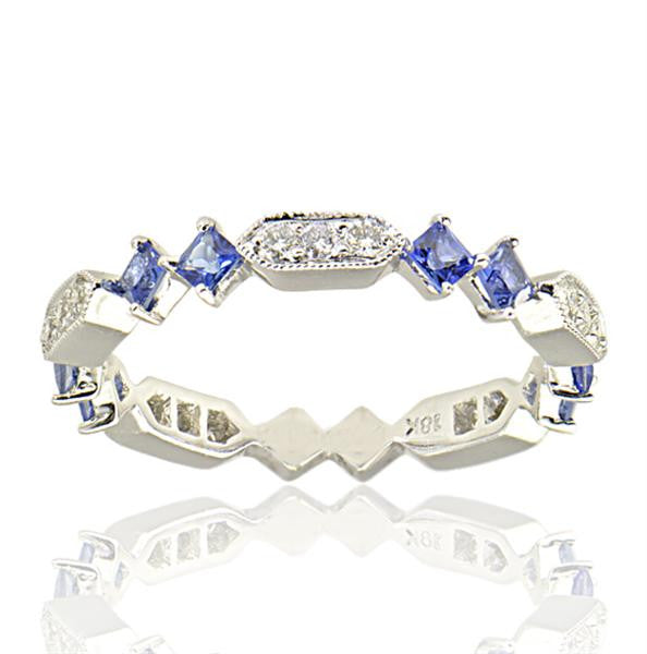 "ETNBD01989" 0.60 Carat Sapphire Eternity Band