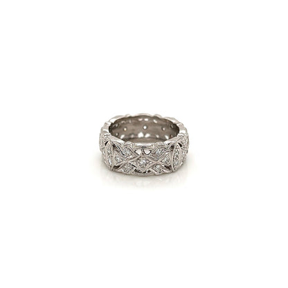 0.75Carat Old Miner Cut Ladies Diamond Vintage Ring