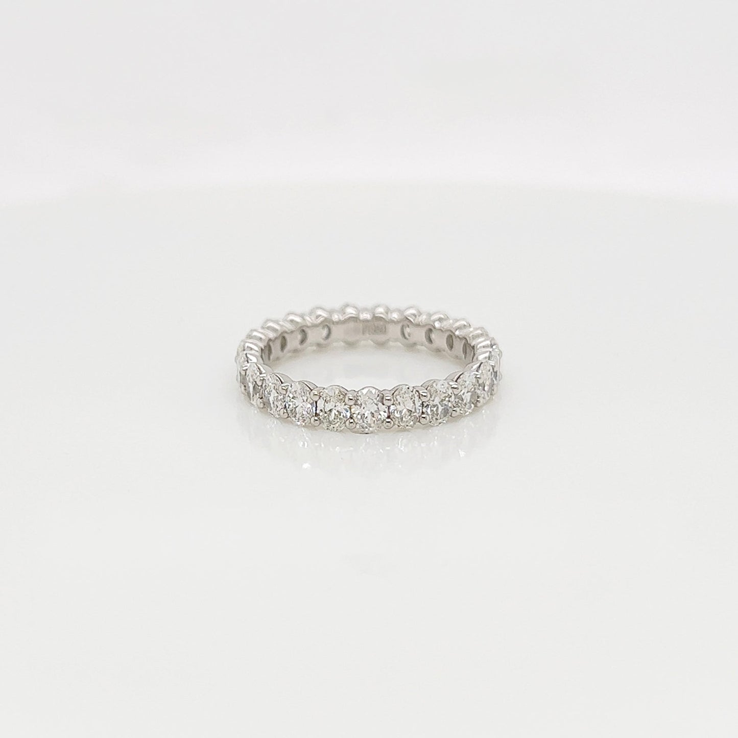 2.13 Carat Shared Prong Diamond Eternity Band in Platinum