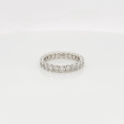 2.13 Carat Shared Prong Diamond Eternity Band in Platinum